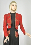 Ornately Beaded Vintage 40s Dress with Bolero 02.jpg