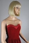 Lush Red Velvet Vintage 80s Strapless Dress 03.jpg