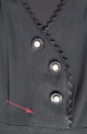 Sharp Vintage 40s Zig Zag Detailed Black Dress 08.jpg