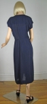 Chic Vintage 50s Navy Crepe Dress with Lace & Rhinestone Bolero 08.jpg
