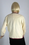 Lovely Vintage 60s Cream Cardigan Sweater 5.jpg