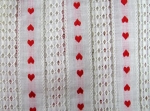 Adorable Vintage 60s Heart Print Tie Blouse 05.jpg