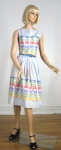 Adorable Tulip Print 60s Skirt & Top Set  2.jpg