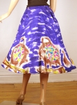 Rare Vintage 50s Mexican Silk Circle Skirt w/Pigs! 06.jpg