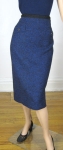 Best Vintage 60s Blue Black Pencil Skirt  05.jpg
