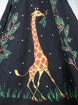 Comical Vintage 50s Giraffe Print Novelty Print Skirt 03.jpg
