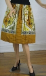 Vivid Vintage 60s Fleur De Lis Full Skirt 2.jpg