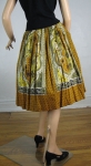 Vivid Vintage 60s Fleur De Lis Full Skirt 3.jpg