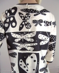 Butterfly Print Vintage 60s Vera Silk Blouse Top 04.jpg