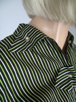 Pinstripe Vintage 50s Rhinestone Button Blouse 05.jpg