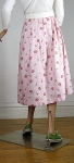 Darling Vintage 50s Pink Carnation Print Skirt 05.jpg