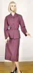 Chic Vintage 50s Belted Structured Plaid Suit 02.jpg