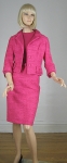 Hot Pink 60s Tweed Dress and Jacket  02.jpg