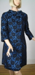 Stuning Midnight Blue Vintage 60s Brocade Dress and Coat 06.jpg