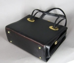 Cute Boxy Vintage 60s Black Handbag 06.jpg
