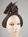 Very Sculptural Vintage 40/50s Brown Hat 02.jpg