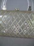 Clearly Cute Vintage 60s Lucite Convertible Clutch Purse