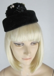 Adorable Embellished Vintage 60s Tiny Hat 2.jpg