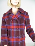 Vivid Plaid Vintage 60s Double Breasted Coat 03.jpg