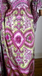 Lush Paisley Vintage 70s Scarf Print Caftan Gown 05.jpg