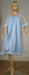 Sheer Vintage 60s Swiss Dot Night Gown and Peignoir Set 02.jpg