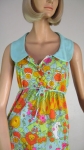 Psychedelic Animal Print Vintage 60s Babydoll Nightgown  02.jpg