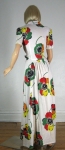 Stunning Pansy Print Vintage 40s Dressing Gown 05.jpg